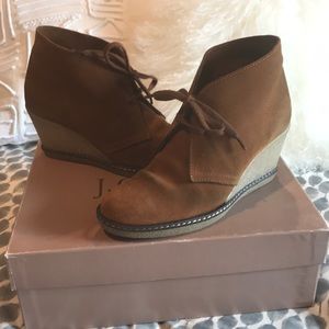 J.Crew MacAlister Wedge Boots Size 5